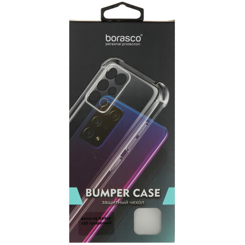 Купить Накладка  BoraSCO для Samsung Galaxy A55 прозрачный  5473643. Характеристики, отзывы и цены в Донецке