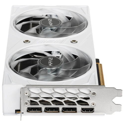 Купить Видеокарта KFA2 GeForce RTX 5060 ROCK(X) OC 2FAN RGB White  5629288. Характеристики, отзывы и цены в Донецке