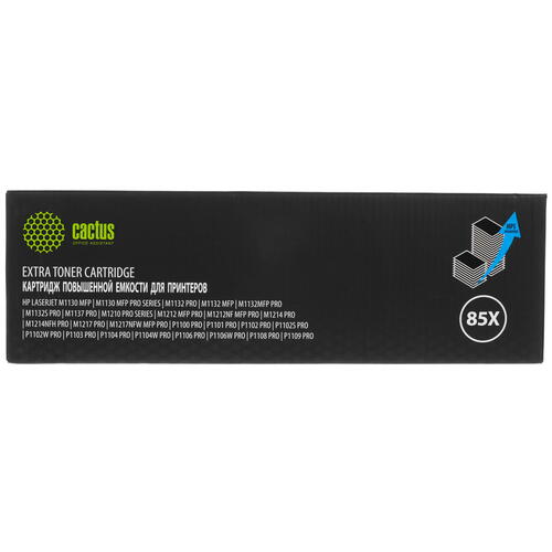 Купить Картридж лазерный Cactus CS-CE285X-MPS черный, с чипом  8159044. Характеристики, отзывы и цены в Донецке