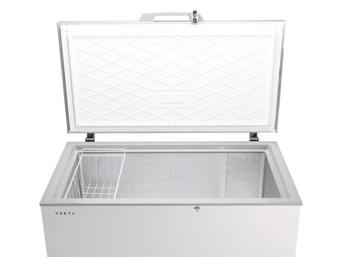 Купить Морозильный ларь VEKTA FR-380S02 серебристый  9163249. Характеристики, отзывы и цены в Донецке
