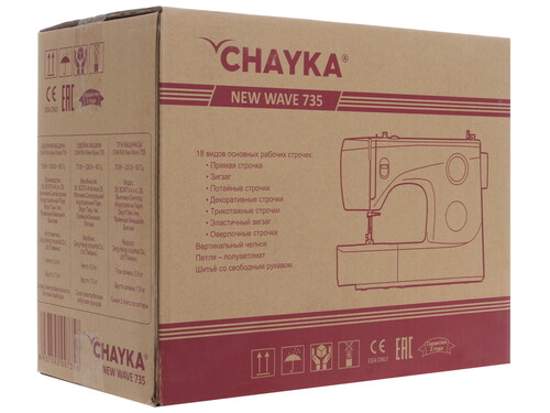 Купить Швейная машина CHAYKA NEW WAVE 735  1085866. Характеристики, отзывы и цены в Донецке