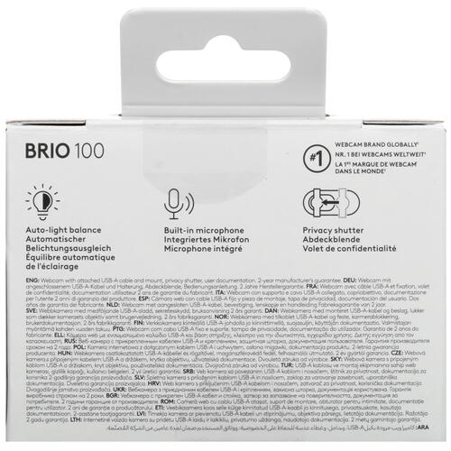 Купить Веб-камера Logitech BRIO 100  5454923. Характеристики, отзывы и цены в Донецке
