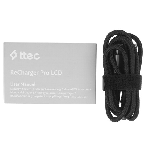 Купить Портативный аккумулятор TTEC ReCharger Pro LCD серый  9202697. Характеристики, отзывы и цены в Донецке