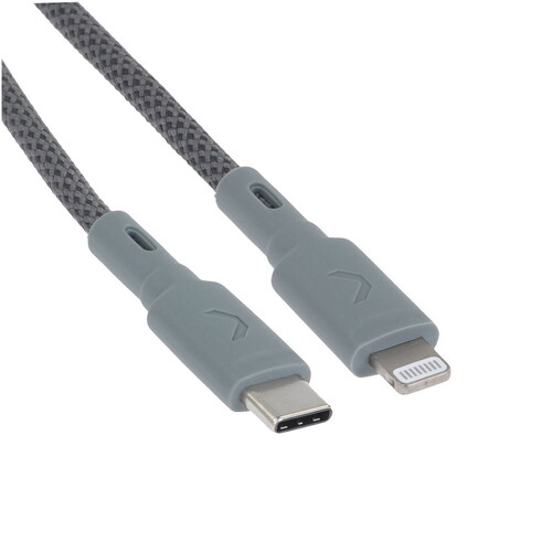 Купить Кабель круглый COMMO Lightning 8-pin MFI - USB 2.0 Type-A серый 1.2 м  5470717. Характеристики, отзывы и цены в Донецке