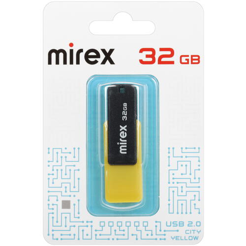 Купить Память USB Flash 32 ГБ Mirex CITY [13600-FMUCYL32]  5454803. Характеристики, отзывы и цены в Донецке