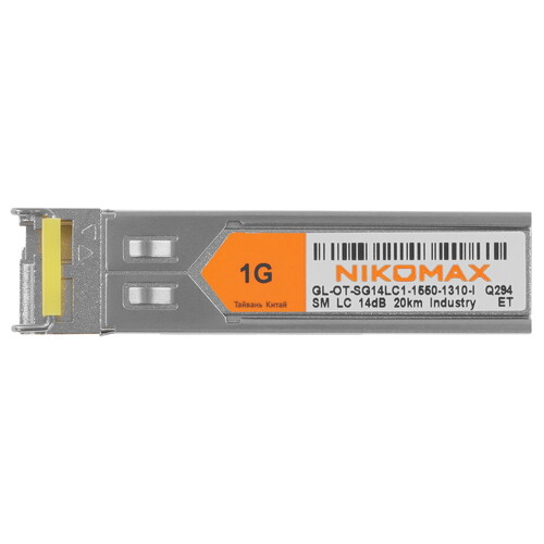 Купить SFP-модуль NIKOMAX GL-OT-SG14LC1-1550-1310-I  5631156. Характеристики, отзывы и цены в Донецке