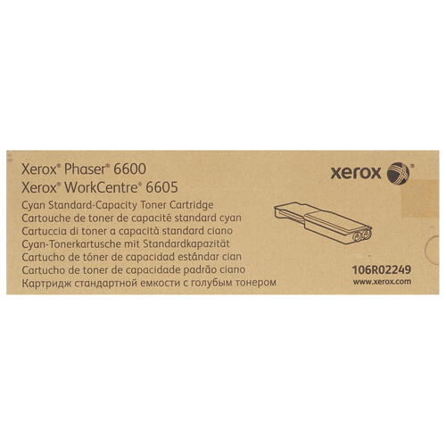 Купить Картридж лазерный Xerox 106R02249 голубой, с чипом  7974238. Характеристики, отзывы и цены в Донецке