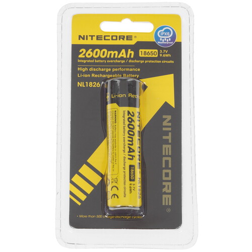 Купить Аккумулятор NITECORE NL1826 2600 мА*ч  9170786. Характеристики, отзывы и цены в Донецке