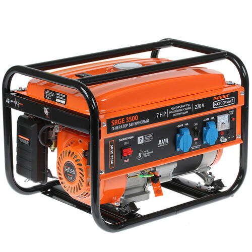 Купить Электрогенератор   бензиновый Patriot Max Power SRGE 3500  1179436. Характеристики, отзывы и цены в Донецке