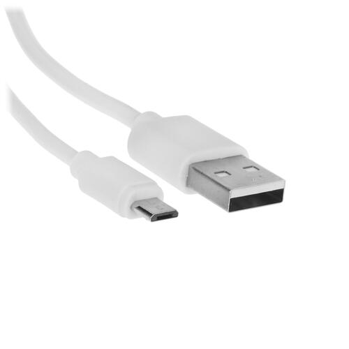 Купить Кабель плоский Olto micro USB - USB 2.0 Type-A белый 1 м  8107397. Характеристики, отзывы и цены в Донецке