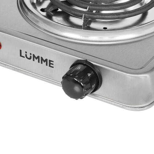 Купить Плита компактная электрическая LUMME LU-HP3641B серебристый  9058339. Характеристики, отзывы и цены в Донецке