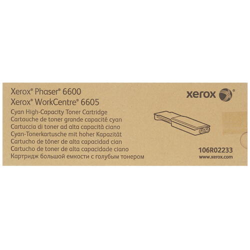 Купить Картридж лазерный Xerox 106R02233 голубой  7939684. Характеристики, отзывы и цены в Донецке