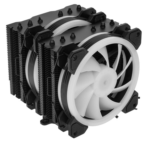 Купить Кулер для процессора Gelid Glacier Black [CC-GLACIER-02-A]  5615369. Характеристики, отзывы и цены в Донецке