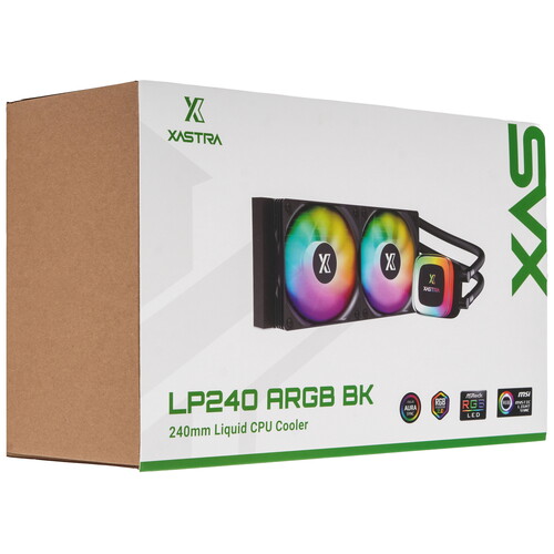 Купить Система охлаждения XASTRA LP240 ARGB черная  5615681. Характеристики, отзывы и цены в Донецке