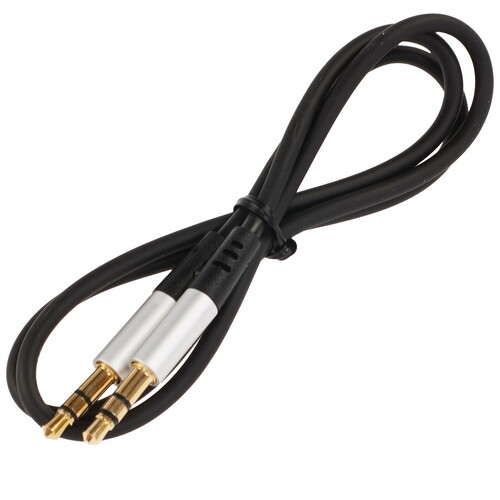 Купить Кабель   Airline jack 3.5 мм - jack 3.5 мм черный  9177708. Характеристики, отзывы и цены в Донецке