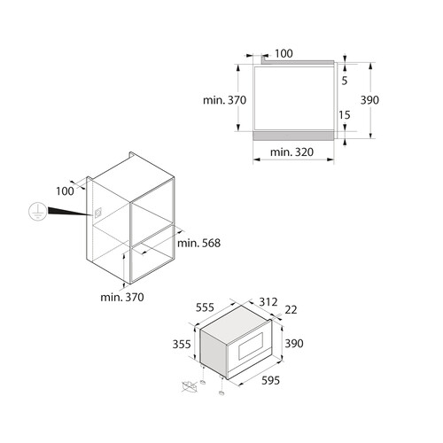 Купить Встраиваемая микроволновая печь Asko OM8334S серебристый  5485201. Характеристики, отзывы и цены в Донецке