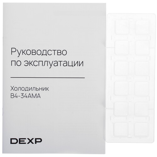 Купить Холодильник с морозильником   DEXP B4-34AMA белый  9263056. Характеристики, отзывы и цены в Донецке