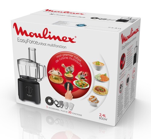 Купить Кухонный комбайн Moulinex Masterchef Easy Force FP245810 черный  5499628. Характеристики, отзывы и цены в Донецке