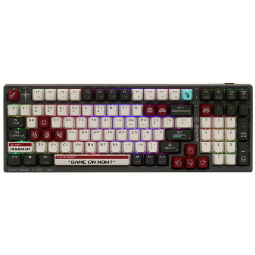 Купить Клавиатура проводная + беспроводная A4Tech Bloody WS98 Pixels Red  5600517. Характеристики, отзывы и цены в Донецке