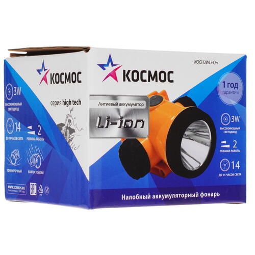 Купить Фонарь Космос H3WLi-On  5064024. Характеристики, отзывы и цены в Донецке