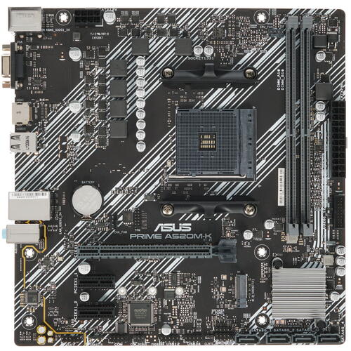 Купить Материнская плата ASUS PRIME A520M-K  1692882. Характеристики, отзывы и цены в Донецке