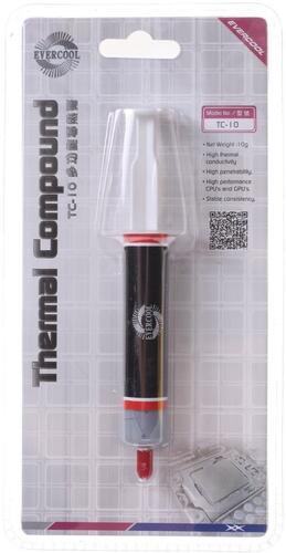 Купить Термопаста Evercool COMPOUND TC-10  0157994. Характеристики, отзывы и цены в Донецке