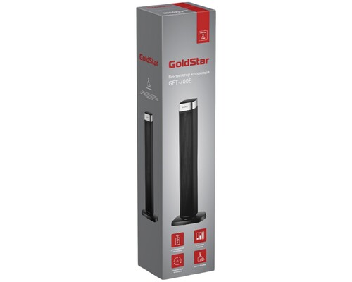 Купить Вентилятор GoldStar GFT-700B  черный  9240941. Характеристики, отзывы и цены в Донецке