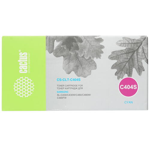 Купить Тонер-картридж лазерный Cactus CS-CLT-C404S голубой, с чипом  1327519. Характеристики, отзывы и цены в Донецке