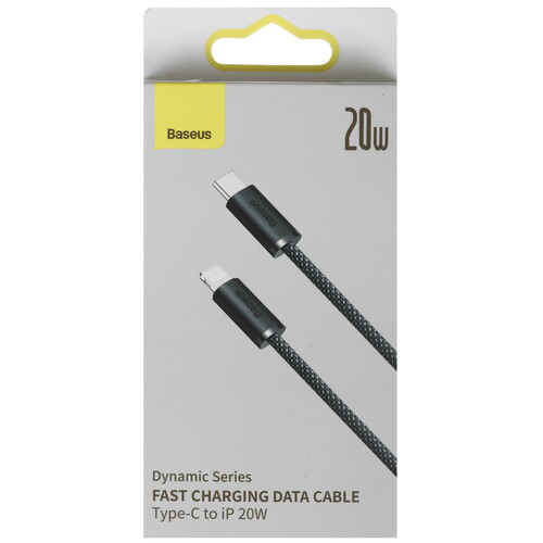Купить Кабель круглый Baseus Lightning 8-pin - USB Type-C серый 2 м  9260668. Характеристики, отзывы и цены в Донецке
