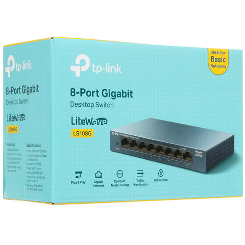 Купить Коммутатор TP-Link LS108G  1384203. Характеристики, отзывы и цены в Донецке