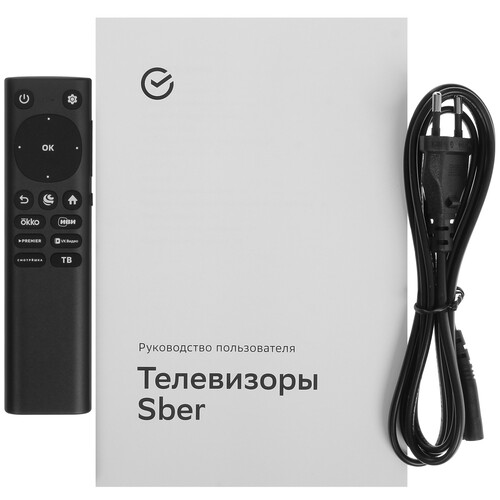 Купить 43" (109 см) Телевизор Sber SDX-43F3111 черный  9300213. Характеристики, отзывы и цены в Донецке