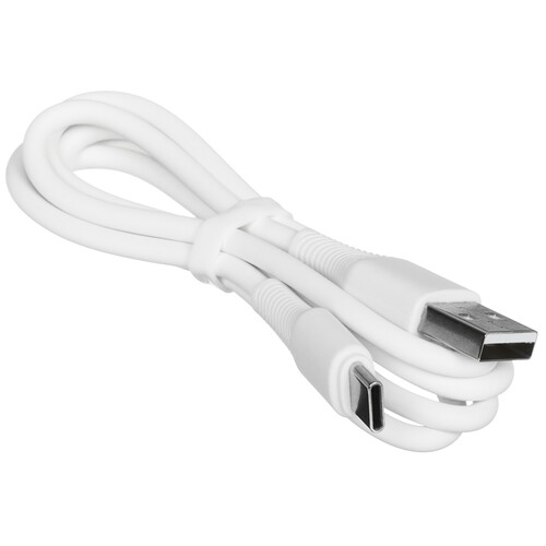 Купить Кабель круглый Hoco USB Type-C - USB 2.0 Type-A белый 1 м  5635347. Характеристики, отзывы и цены в Донецке