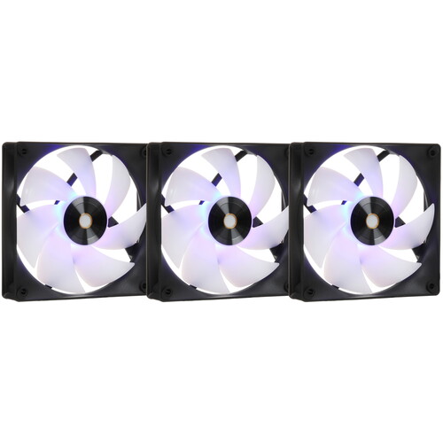Купить Комплект вентиляторов Ocypus Delta F12 ARGB [Delta-F12-BK3AM00X-GL] черный  5490787. Характеристики, отзывы и цены в Донецке