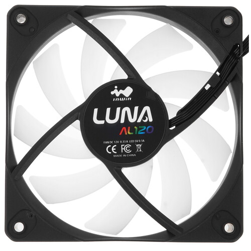 Купить Вентилятор InWin LUNA AL120 [IW-FN-AL120-1PK] черный  5615539. Характеристики, отзывы и цены в Донецке