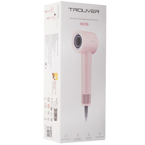 Купить Фен Trouver Turbo High-Speed Hair Dryer розовый  5621413. Характеристики, отзывы и цены в Донецке