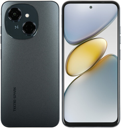 Купить 6.67" Смартфон Tecno SPARK GO 1 64 ГБ черный  5478719. Характеристики, отзывы и цены в Донецке