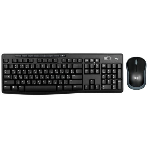 Купить Клавиатура+мышь беспроводная   Logitech MK270 черный  5408445. Характеристики, отзывы и цены в Донецке