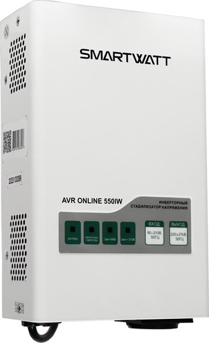 Купить Стабилизатор напряжения SMARTWATT AVR ONLINE 550IW  5663852. Характеристики, отзывы и цены в Донецке