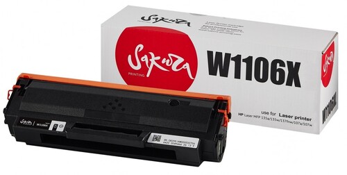 Купить Картридж лазерный SAKURA W1106X черный, с чипом  5363418. Характеристики, отзывы и цены в Донецке
