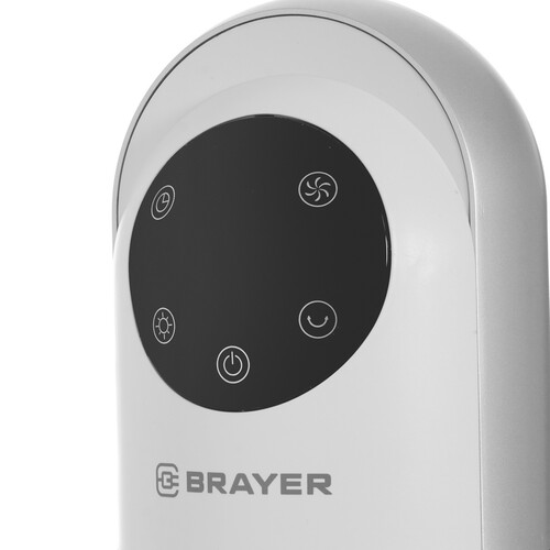 Купить Вентилятор BRAYER 4956BR  серебристый  5359032. Характеристики, отзывы и цены в Донецке