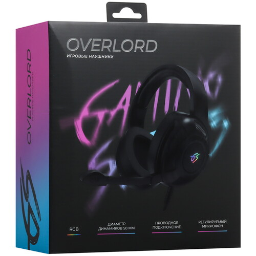 Купить Проводные наушники DEXP Overlord черный 2023  5437501. Характеристики, отзывы и цены в Донецке