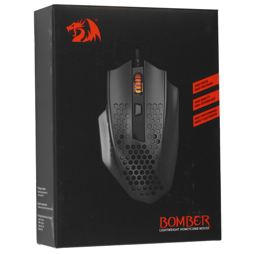 Купить Мышь проводная Redragon Bomber  9202844. Характеристики, отзывы и цены в Донецке