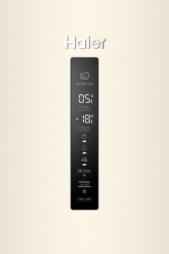 Купить Холодильник с морозильником   Haier C4F640CCGU1 бежевый  9954135. Характеристики, отзывы и цены в Донецке