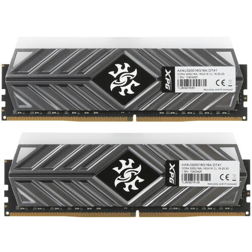 Купить Оперативная память ADATA XPG SPECTRIX D41 RGB [AX4U320016G16A-DT41] 32 ГБ  4772629. Характеристики, отзывы и цены в Донецке