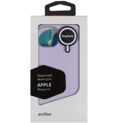 Купить Накладка  Aceline Liquid Silicone Magnet для Apple iPhone 13 фиолетовый  5404351. Характеристики, отзывы и цены в Донецке