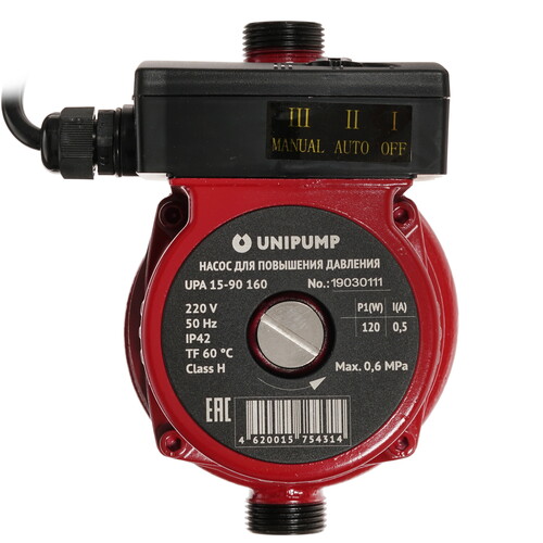 Купить Циркуляционный насос Unipump UPА 15-90 160  1232081. Характеристики, отзывы и цены в Донецке