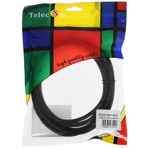 Купить Кабель Telecom USB 3.2 Gen 1 Type-A - USB 3.2 Gen1 Type-B  5471453. Характеристики, отзывы и цены в Донецке