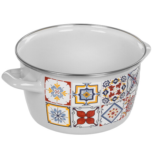 Купить Кастрюля METROT Порто 380879 2.5 л 18 см белый  9211035. Характеристики, отзывы и цены в Донецке