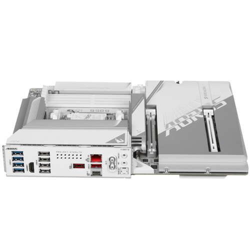 Купить Материнская плата GIGABYTE B850 AORUS STEALTH ICE  5630828. Характеристики, отзывы и цены в Донецке