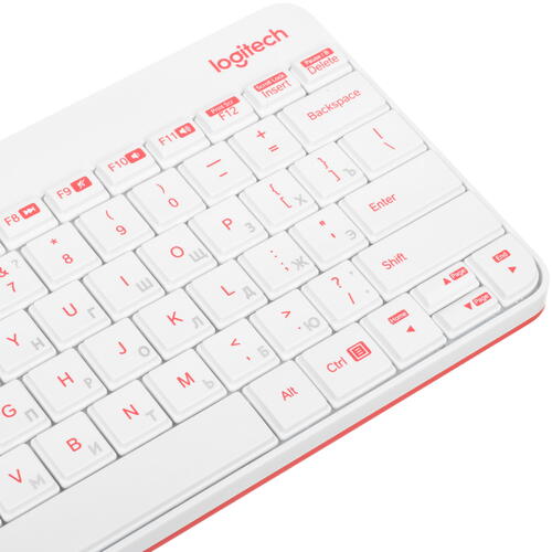 Купить Клавиатура+мышь беспроводная   Logitech MK240 Nano белый  5077016. Характеристики, отзывы и цены в Донецке